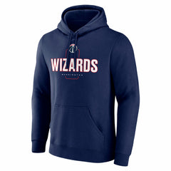 Navy Washington Wizards Center Court Name & Number Custom Hoodie | NBA