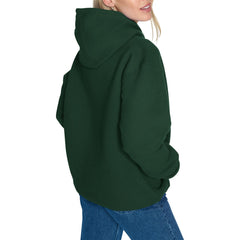 Hunter Green Milwaukee Bucks Starter Women's Arch Stripe Fleece Hoodie | NBA