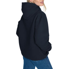 Navy Memphis Grizzlies Starter Women's Arch Stripe Fleece Hoodie | NBA
