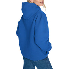 Blue Detroit Pistons Starter Women's Arch Stripe Fleece Hoodie sale | NBA