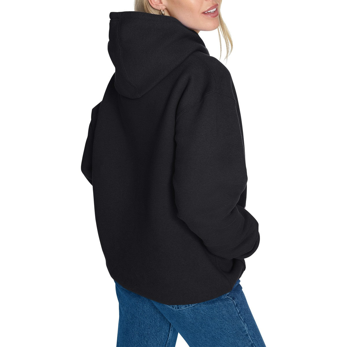 Black Minnesota Timberwolves Starter Women's Arch Stripe Fleece Hoodie | NBA