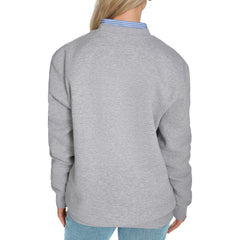 Gray Oklahoma City Thunder Starter Women's Arch Stripe Fleece Crewneck Sweatshirt | NBA