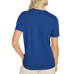 Blue New York Knicks Starter Women's Fireworks T-Shirt | NBA