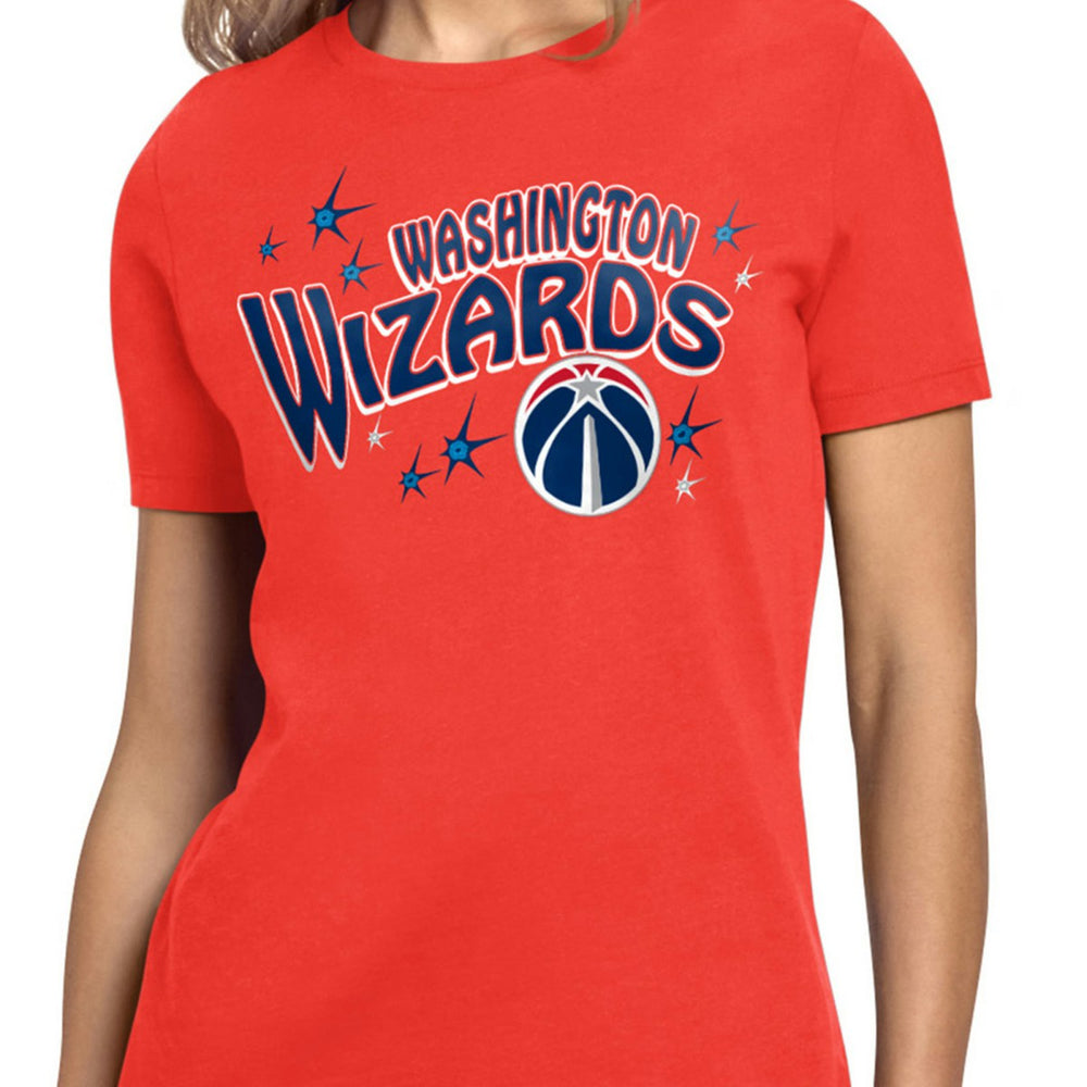 Red Washington Wizards Starter Women's Fireworks T-Shirt | NBA