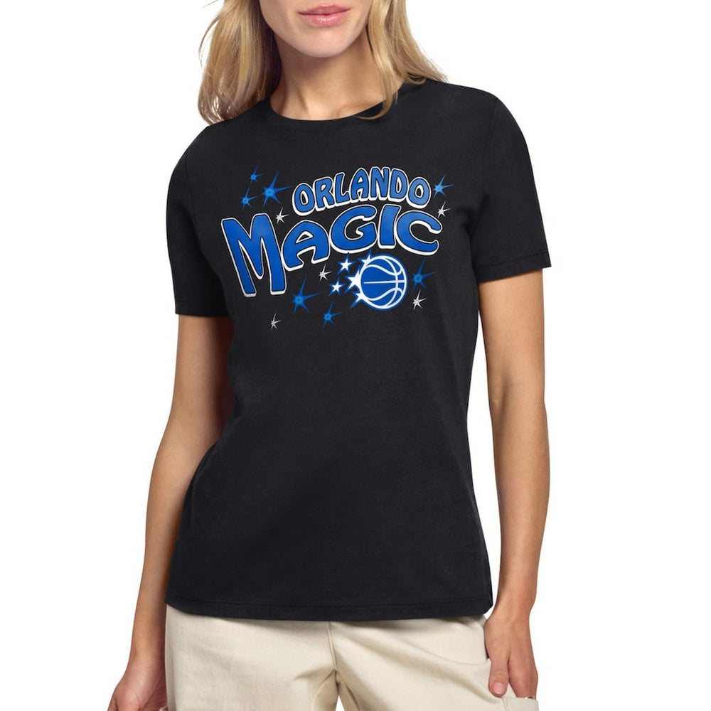 Black Orlando Magic Starter Women's Fireworks T-Shirt | NBA