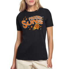 Black Phoenix Suns Starter Women's Fireworks T-Shirt | NBA