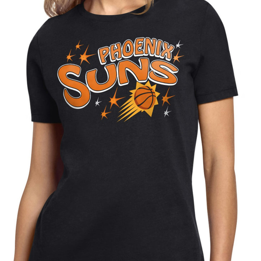 Black Phoenix Suns Starter Women's Fireworks T-Shirt | NBA