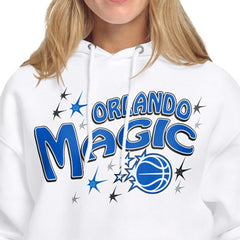 White Orlando Magic Starter Women's Fireworks Fleece Hoodie | NBA