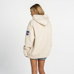 Philadelphia Phillies The Wild Collective Women's Oversized Cord Hoodie - MLB Hoodies