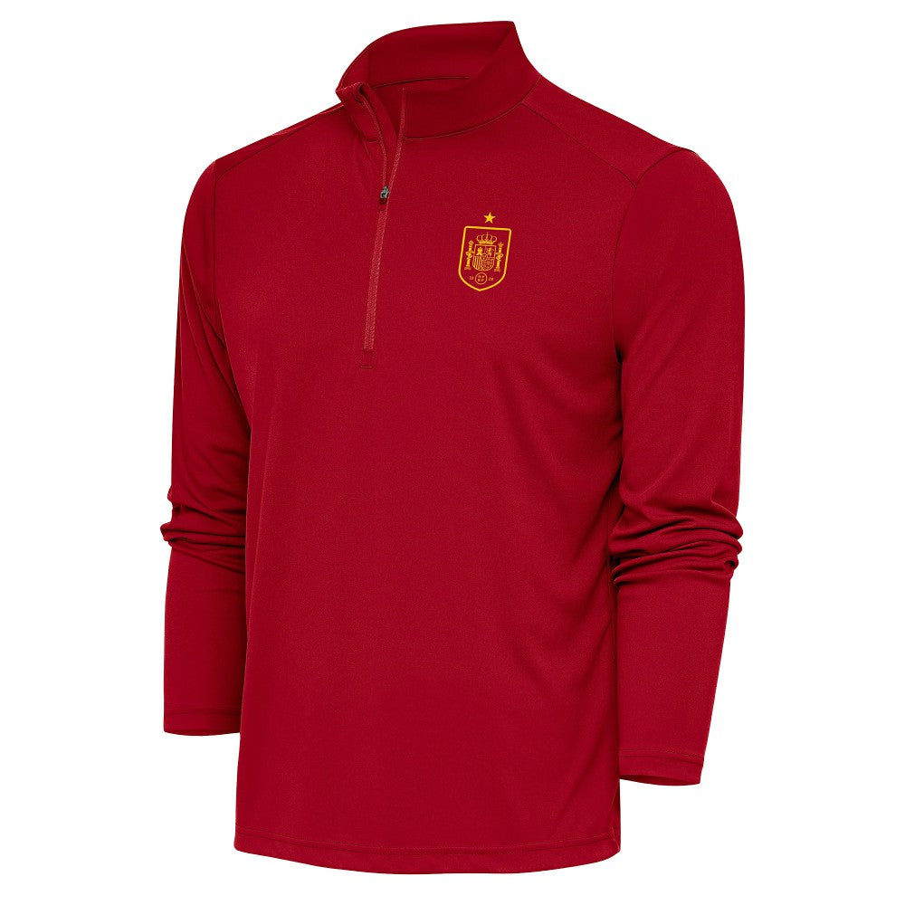 Spain National Team Antigua Statement Quarter-Zip Pullover