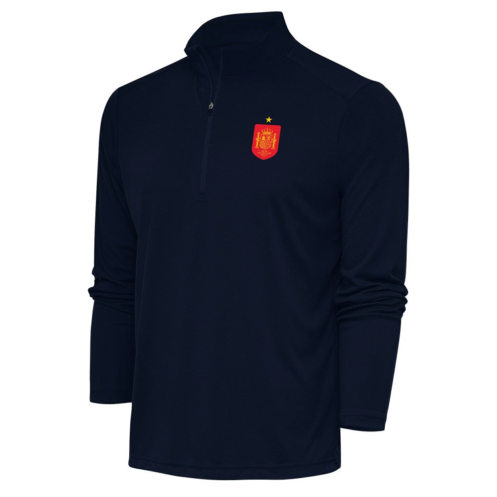 Spain National Team Antigua Statement Quarter-Zip Pullover
