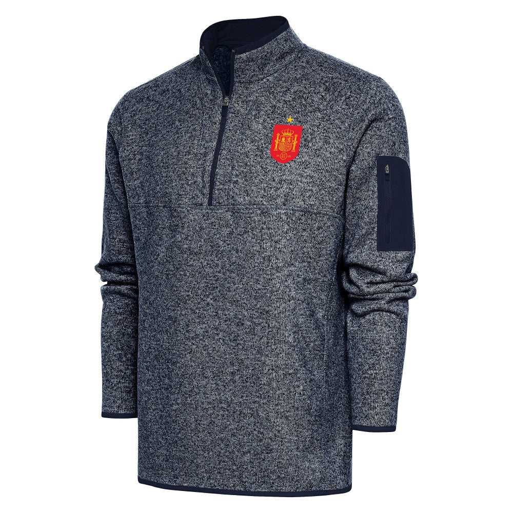Spain National Team Antigua Elevate Quarter-Zip Pullover