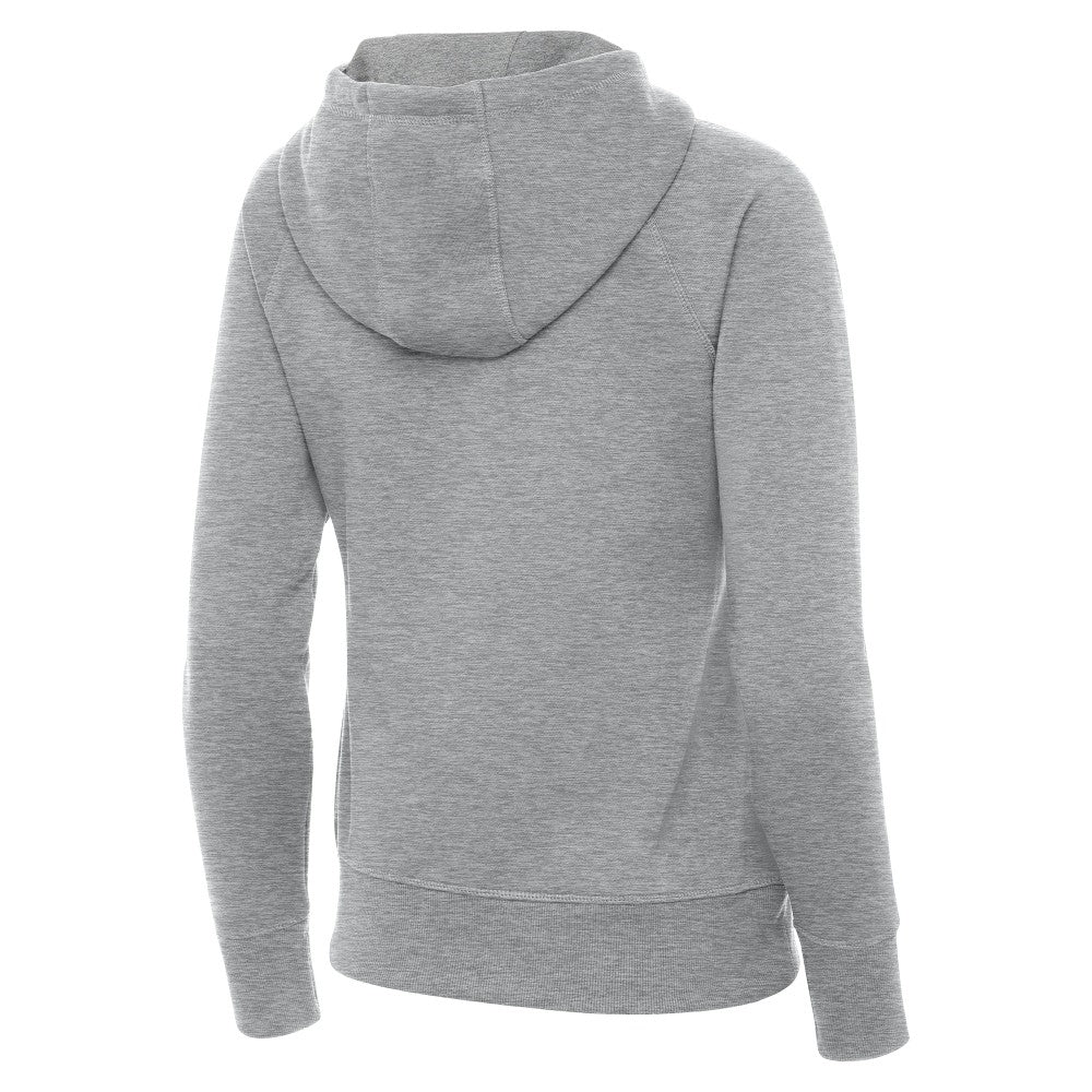 Spain National Team Antigua Women's Takeover Fleece Raglan Full-Zip Hoodie