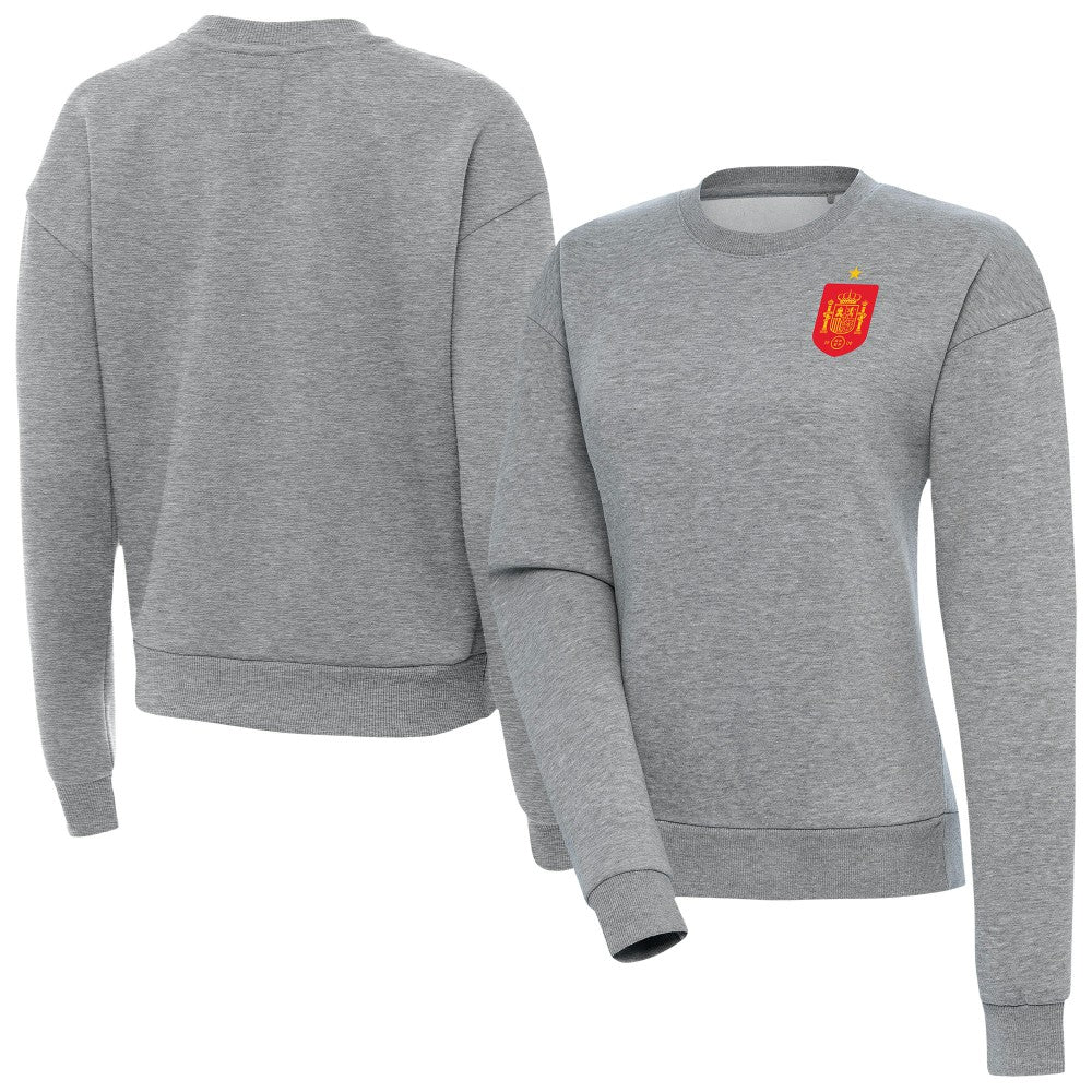 Spain National Team Antigua Women's Takeover Fleece Sweatshirt