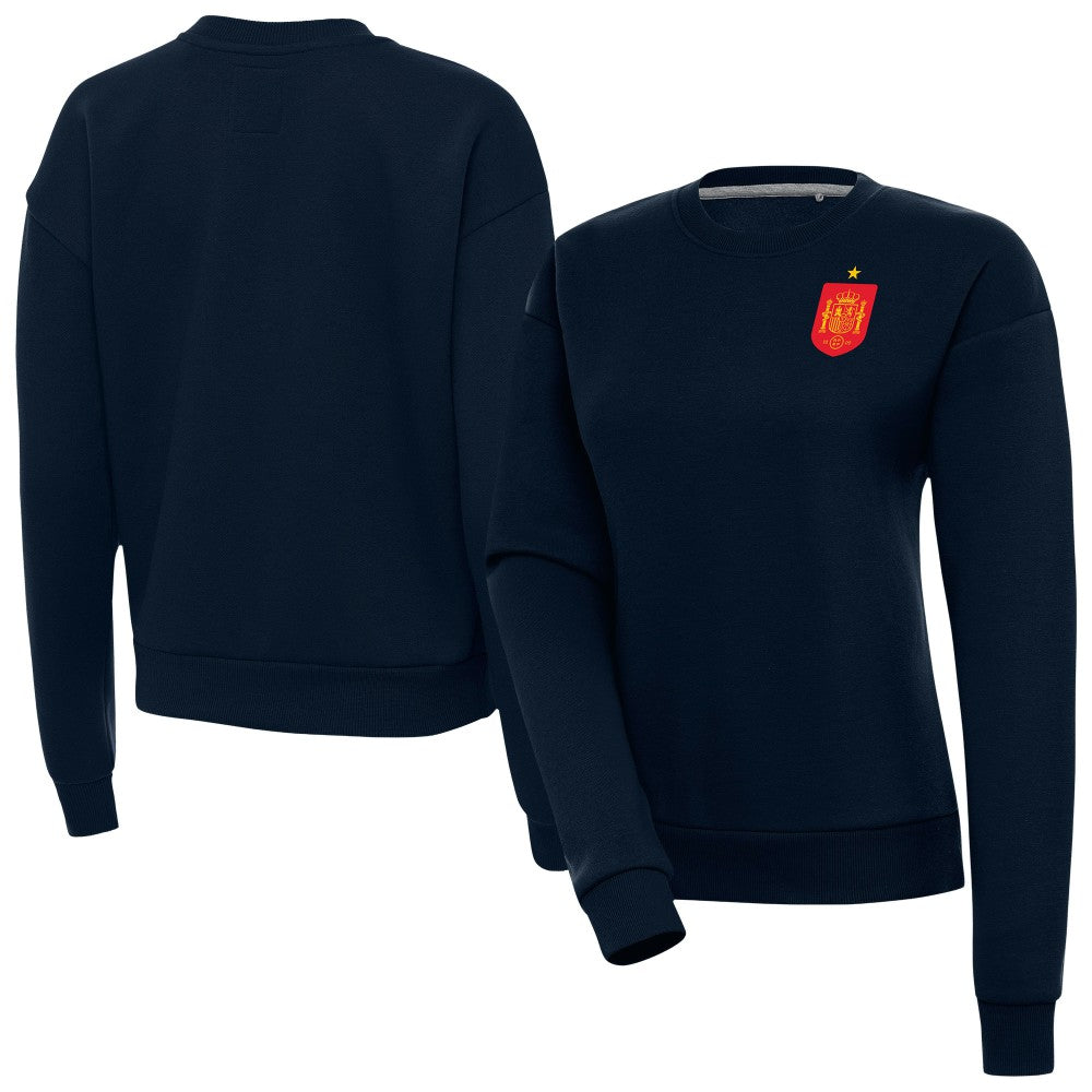 Spain National Team Antigua Women's Takeover Fleece Sweatshirt
