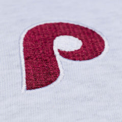 Philadelphia Phillies Mitchell & Ness Women's Script Cropped Boxy T-Shirt - MLB T-shirts
