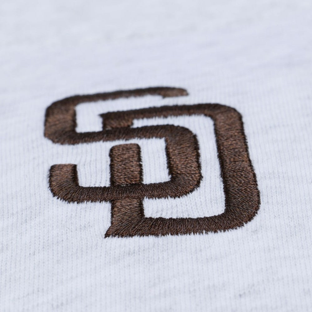San Diego Padres Mitchell & Ness Women's Script Cropped Boxy T-Shirt - MLB T-shirts