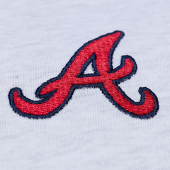 Atlanta Braves Mitchell & Ness Women's Script Cropped Boxy T-Shirt - MLB T-shirts