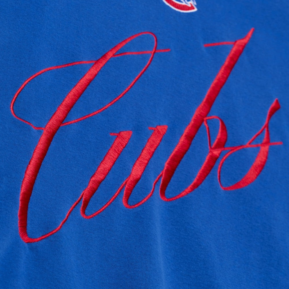 Chicago Cubs Mitchell & Ness Women's Script Sweatshirt - MLB Sweatshirts