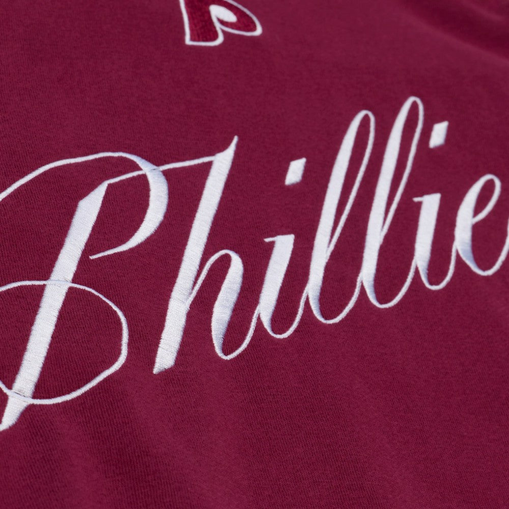 Philadelphia Phillies Mitchell & Ness Women's Script Sweatshirt - MLB Sweatshirts