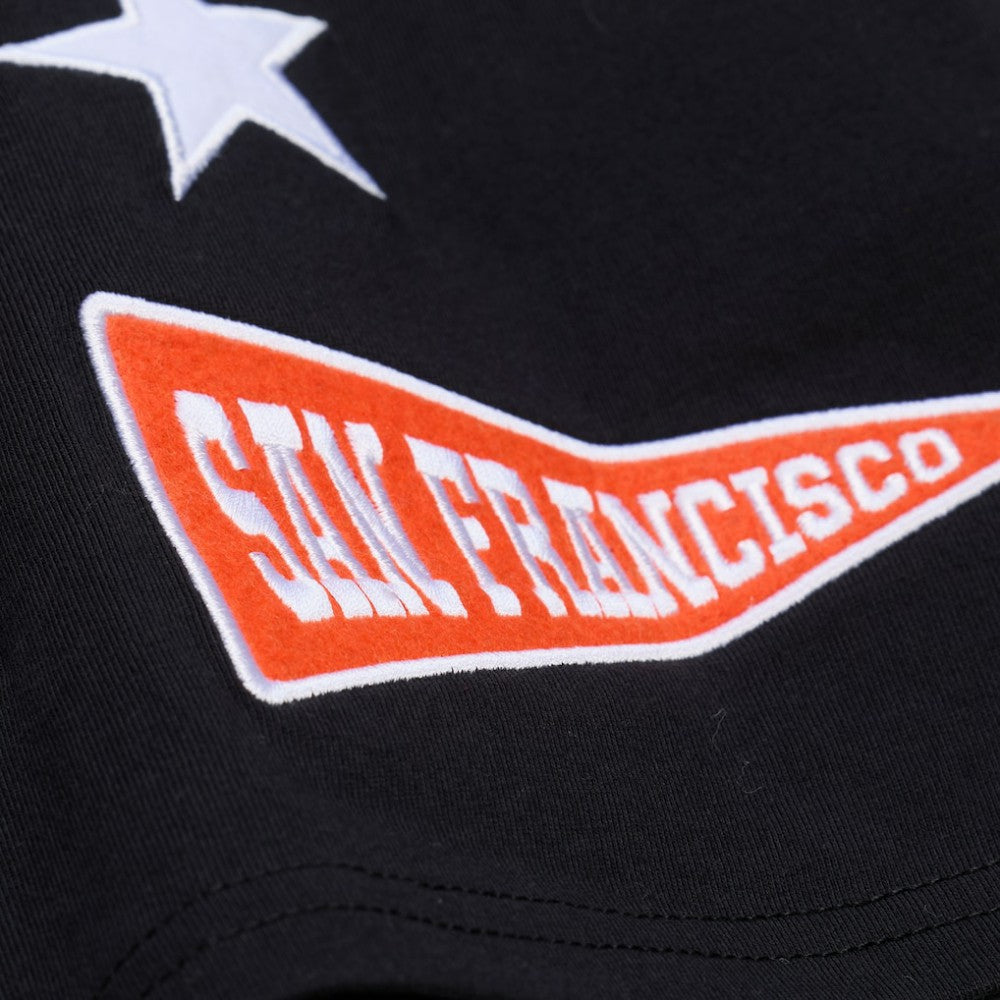 San Francisco Giants Mitchell & Ness Women's Pep Rally Cropped Boxy T-Shirt - MLB T-shirts