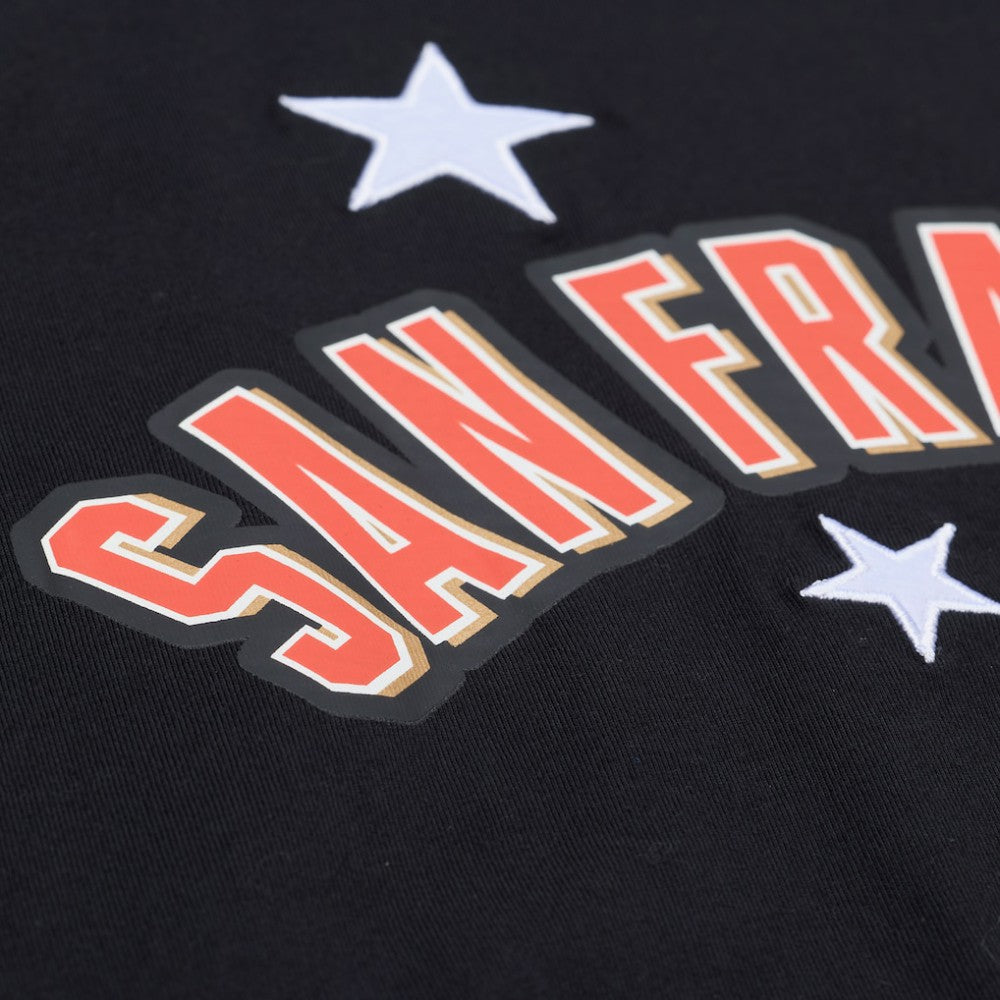 San Francisco Giants Mitchell & Ness Women's Pep Rally Cropped Boxy T-Shirt - MLB T-shirts