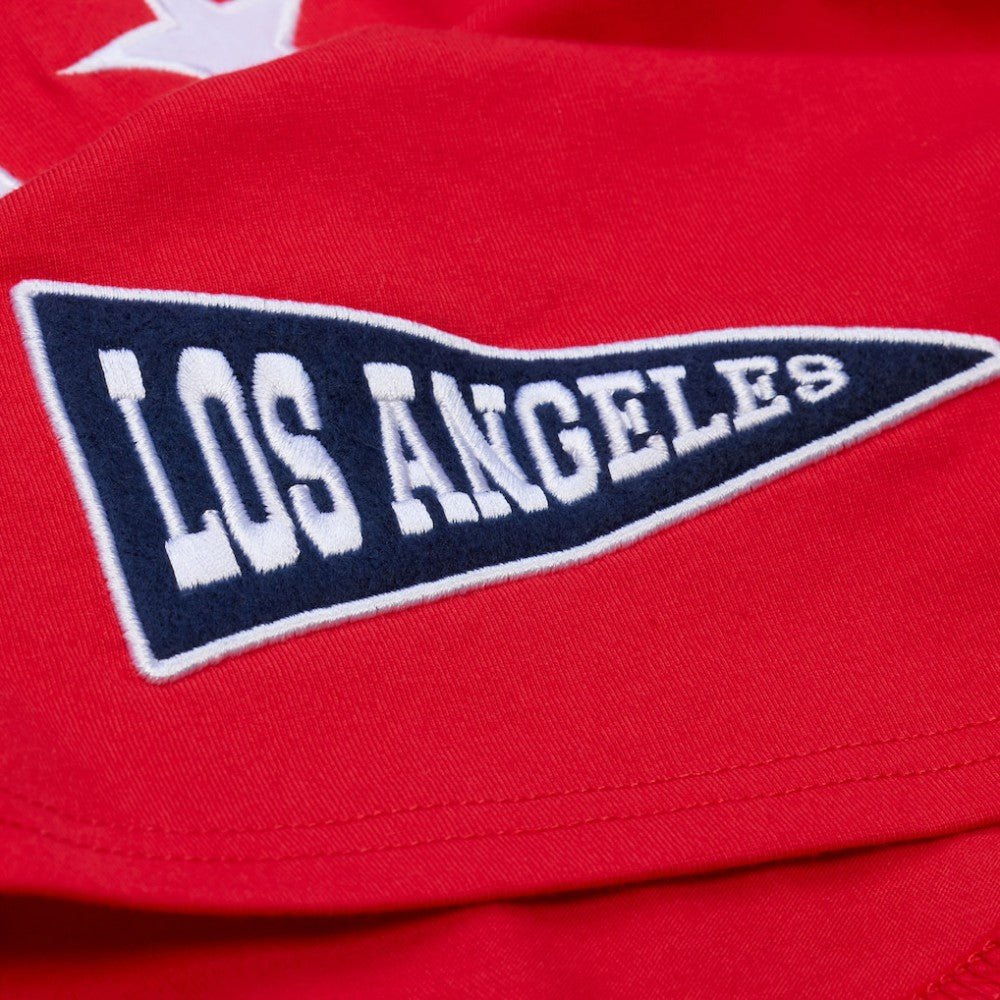 Los Angeles Angels Mitchell & Ness Women's Pep Rally Cropped Boxy T-Shirt - MLB T-shirts