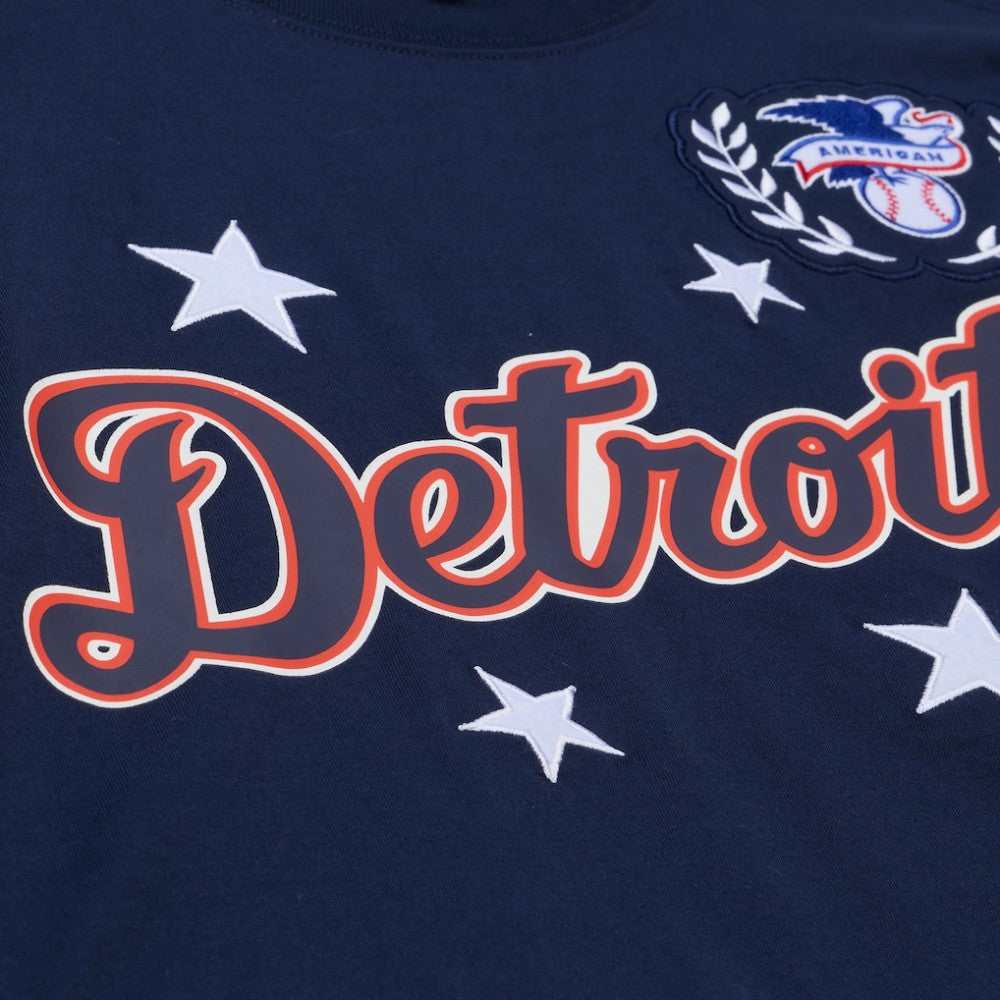 Detroit Tigers Mitchell & Ness Women's Pep Rally Cropped Boxy T-Shirt - MLB T-shirts