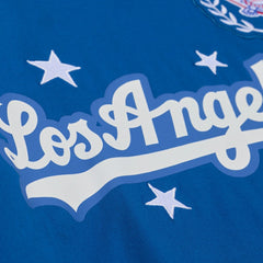 Los Angeles Dodgers Mitchell & Ness Women's Pep Rally Cropped Boxy T-Shirt - MLB T-shirts
