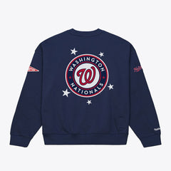 Washington Nationals Mitchell & Ness Women's Pep Rally Sweatshirt - MLB Sweatshirts