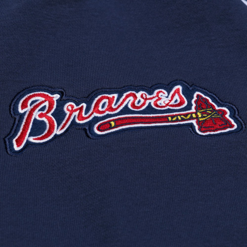 Atlanta Braves Mitchell & Ness Women's Pep Rally Sweatshirt - MLB Sweatshirts