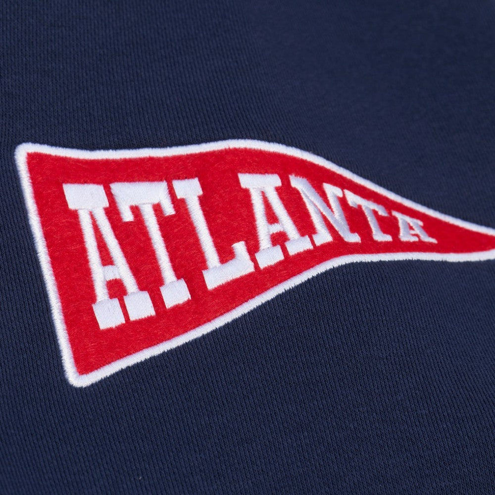 Atlanta Braves Mitchell & Ness Women's Pep Rally Sweatshirt - MLB Sweatshirts