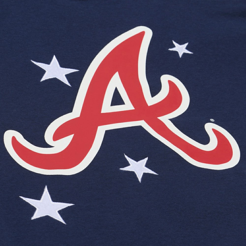 Atlanta Braves Mitchell & Ness Women's Pep Rally Sweatshirt - MLB Sweatshirts