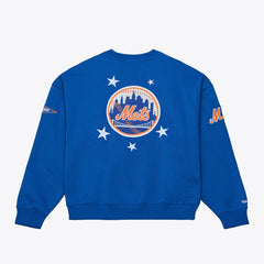 New York Mets Mitchell & Ness Women's Pep Rally Sweatshirt - MLB Sweatshirts