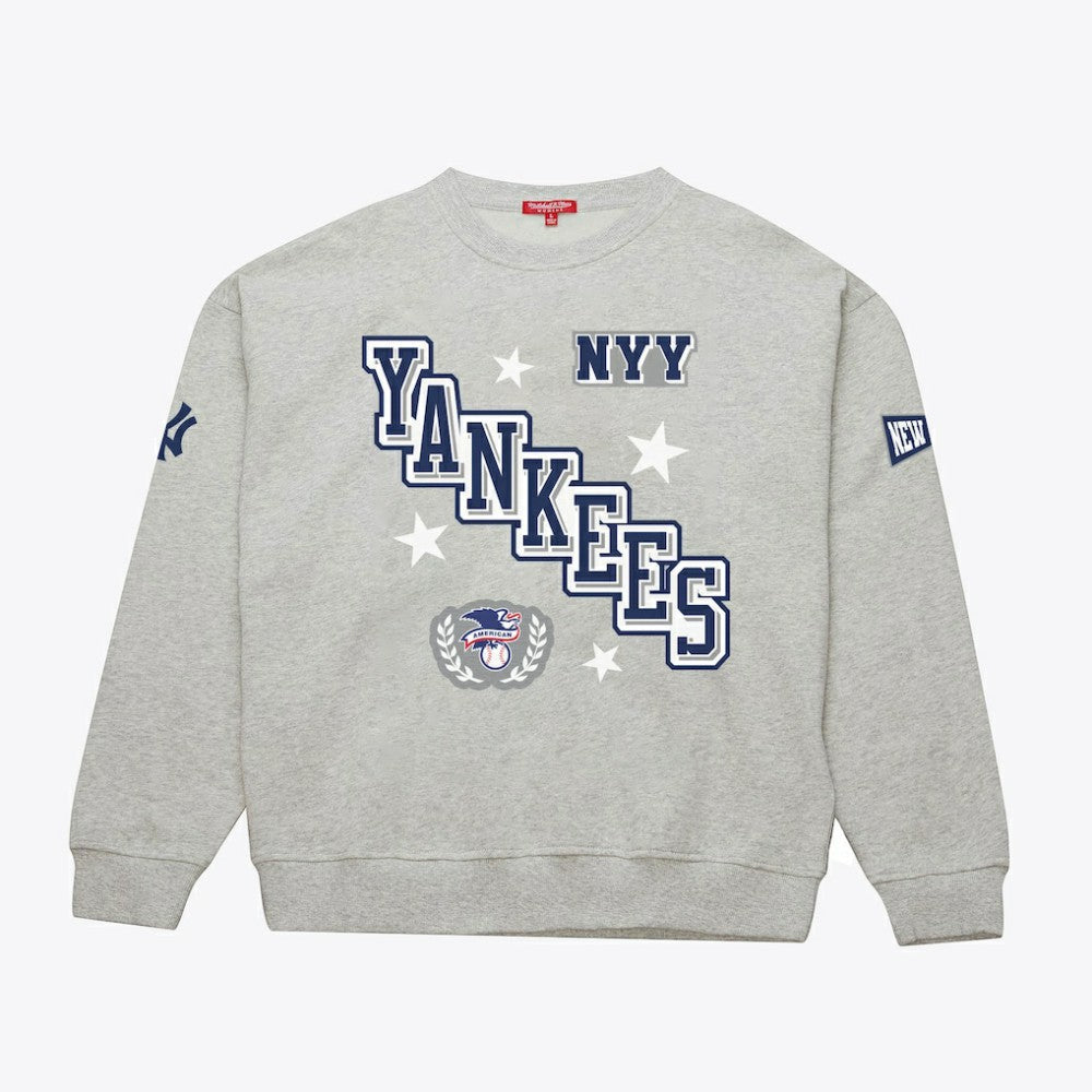 New York Yankees Mitchell & Ness Women's Pep Rally Sweatshirt - MLB Sweatshirts