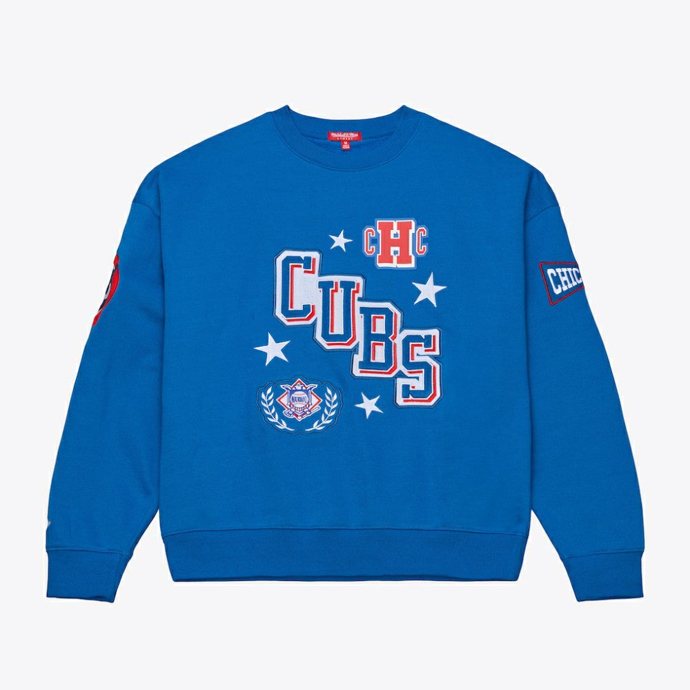 Chicago Cubs Mitchell & Ness Women's Pep Rally Sweatshirt - MLB Sweatshirts