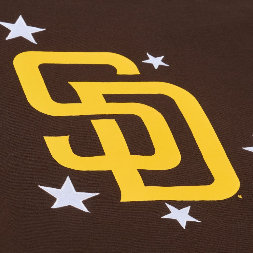 San Diego Padres Mitchell & Ness Women's Pep Rally Sweatshirt - MLB Sweatshirts