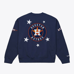 Houston Astros Mitchell & Ness Women's Pep Rally Sweatshirt - MLB Sweatshirts