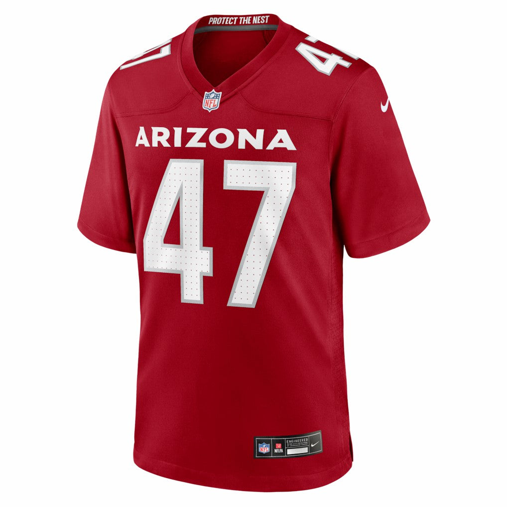Arizona Cardinals Channing Tindall  Team Game Jersey | NFL Discount