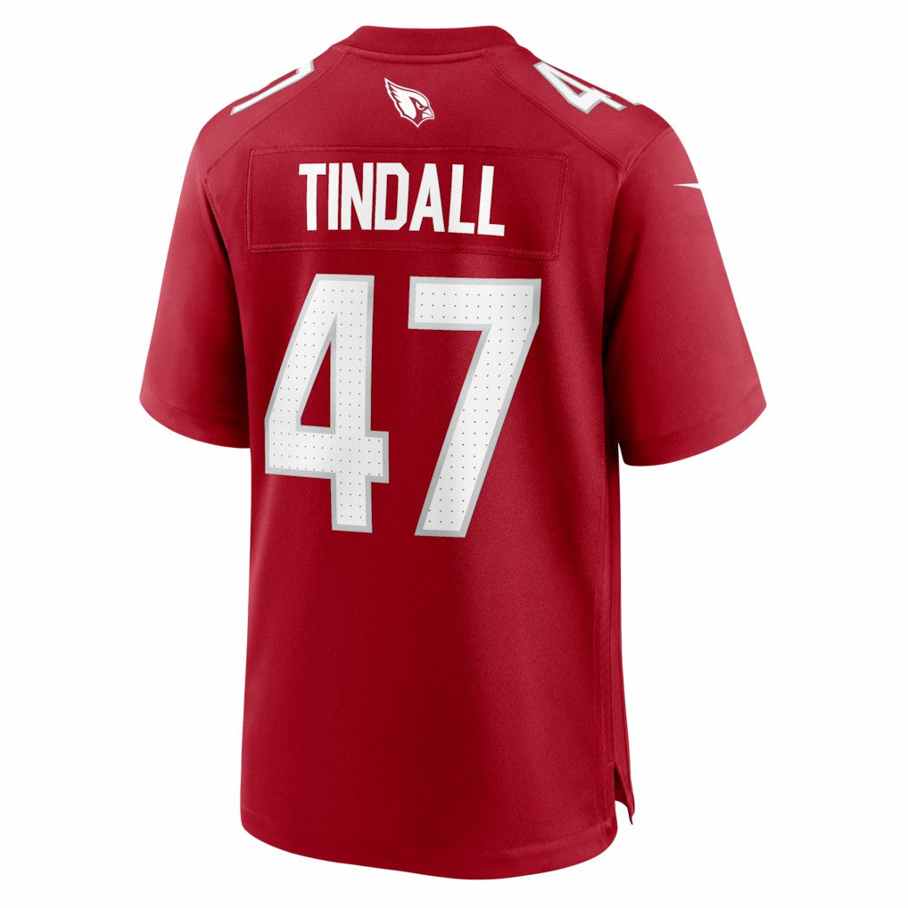 Arizona Cardinals Channing Tindall  Team Game Jersey | NFL Discount