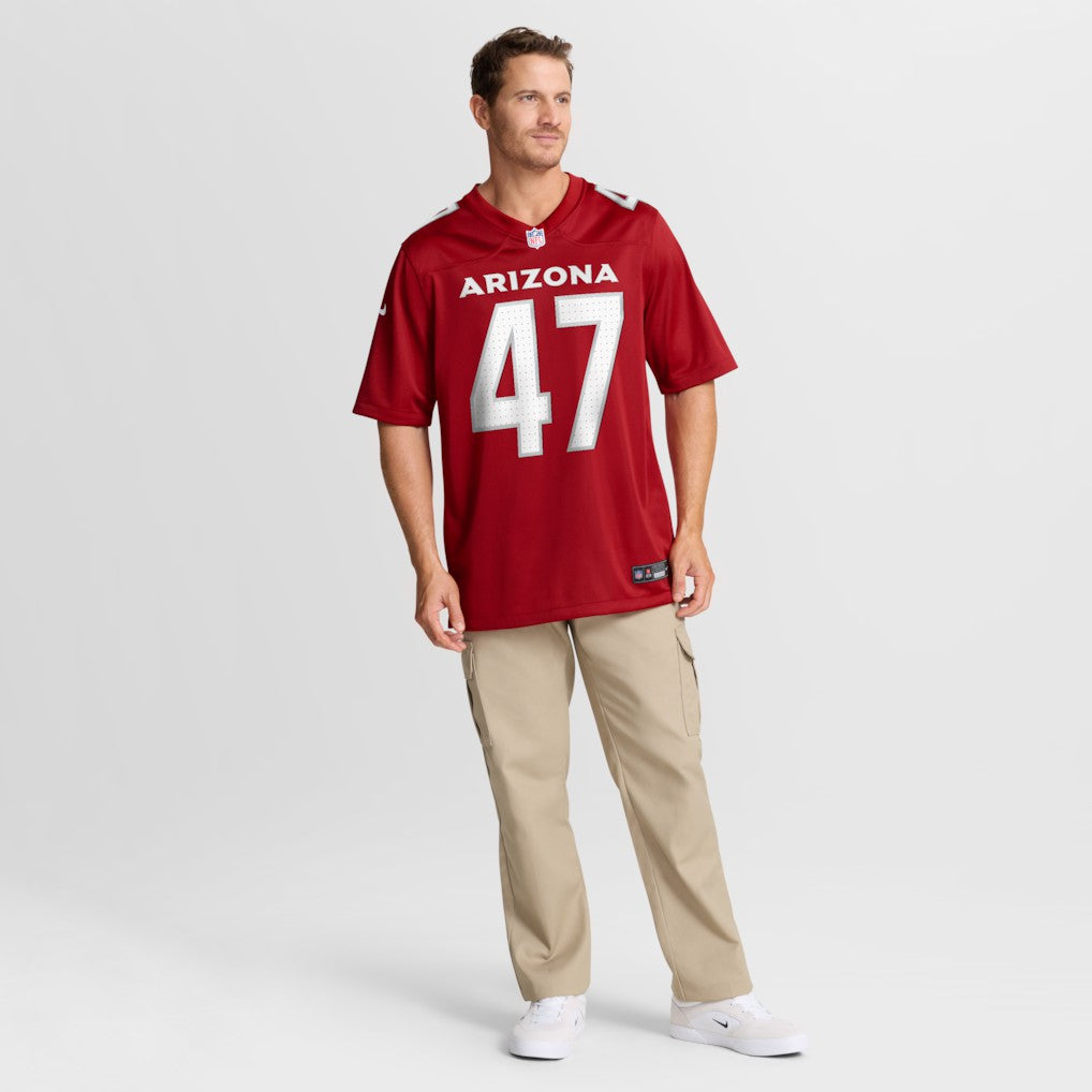 Arizona Cardinals Channing Tindall  Team Game Jersey | NFL Discount