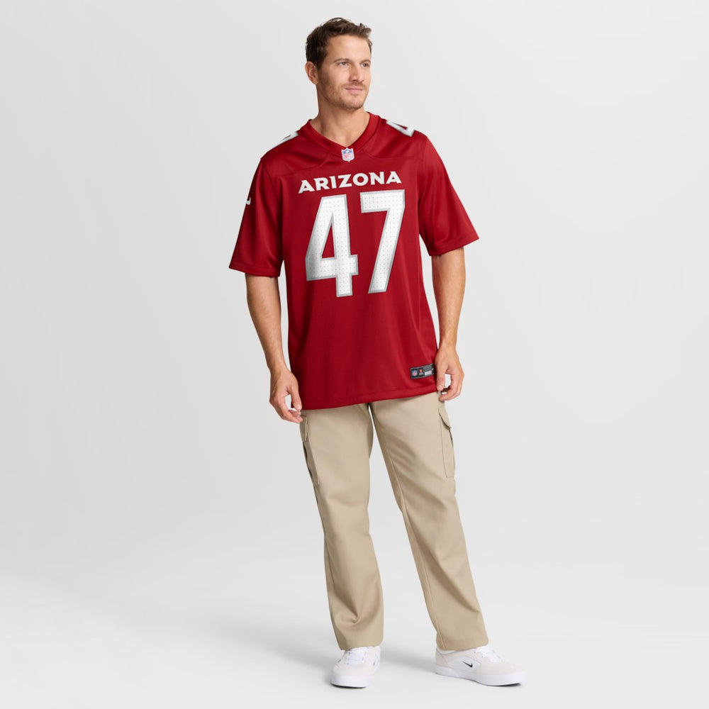 Arizona Cardinals Channing Tindall  Team Game Jersey | NFL Discount
