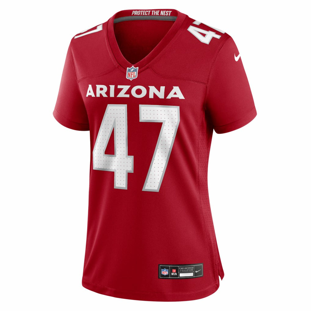 Arizona Cardinals Channing Tindall  Women's Team Game Jersey | NFL Discount
