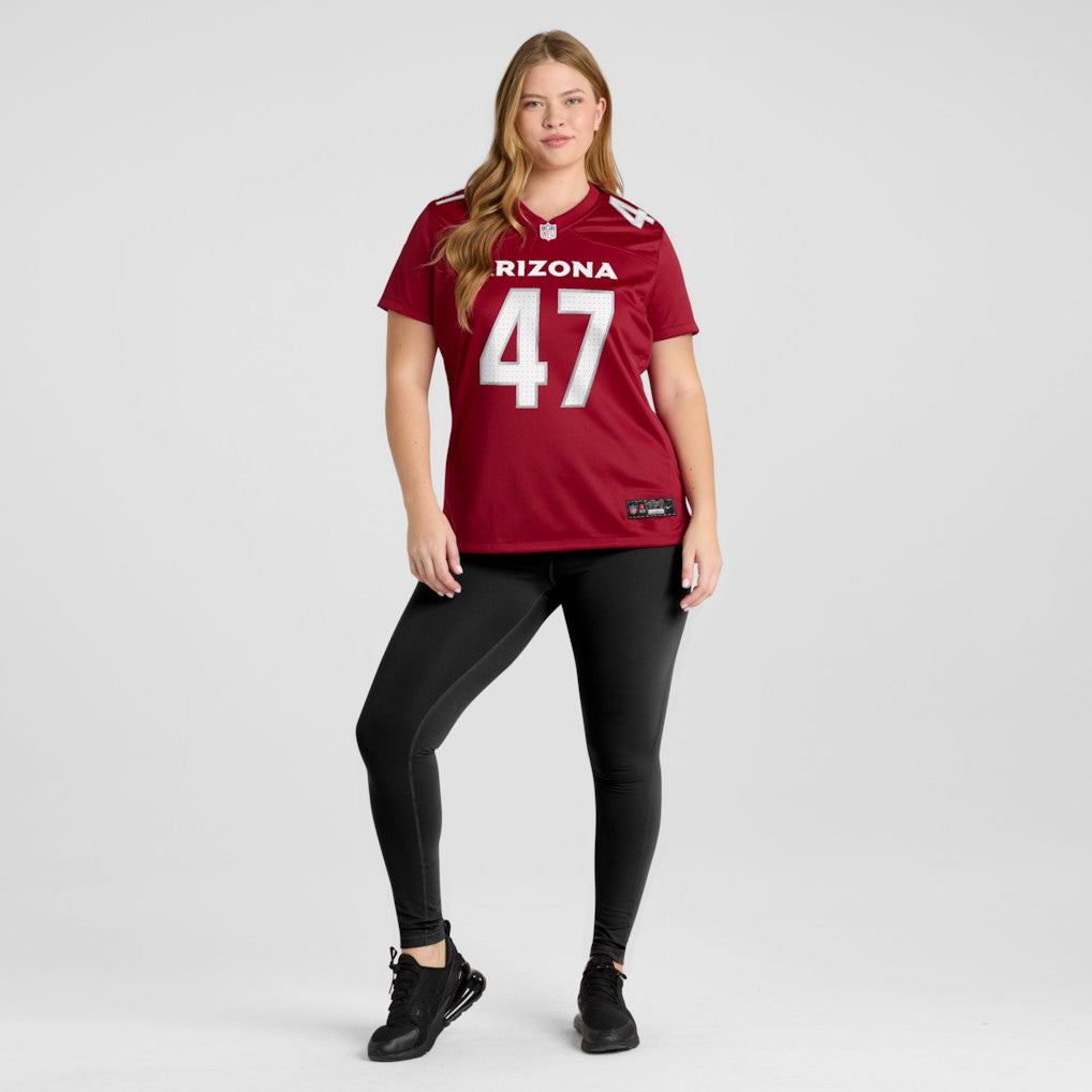Arizona Cardinals Channing Tindall  Women's Team Game Jersey | NFL Discount