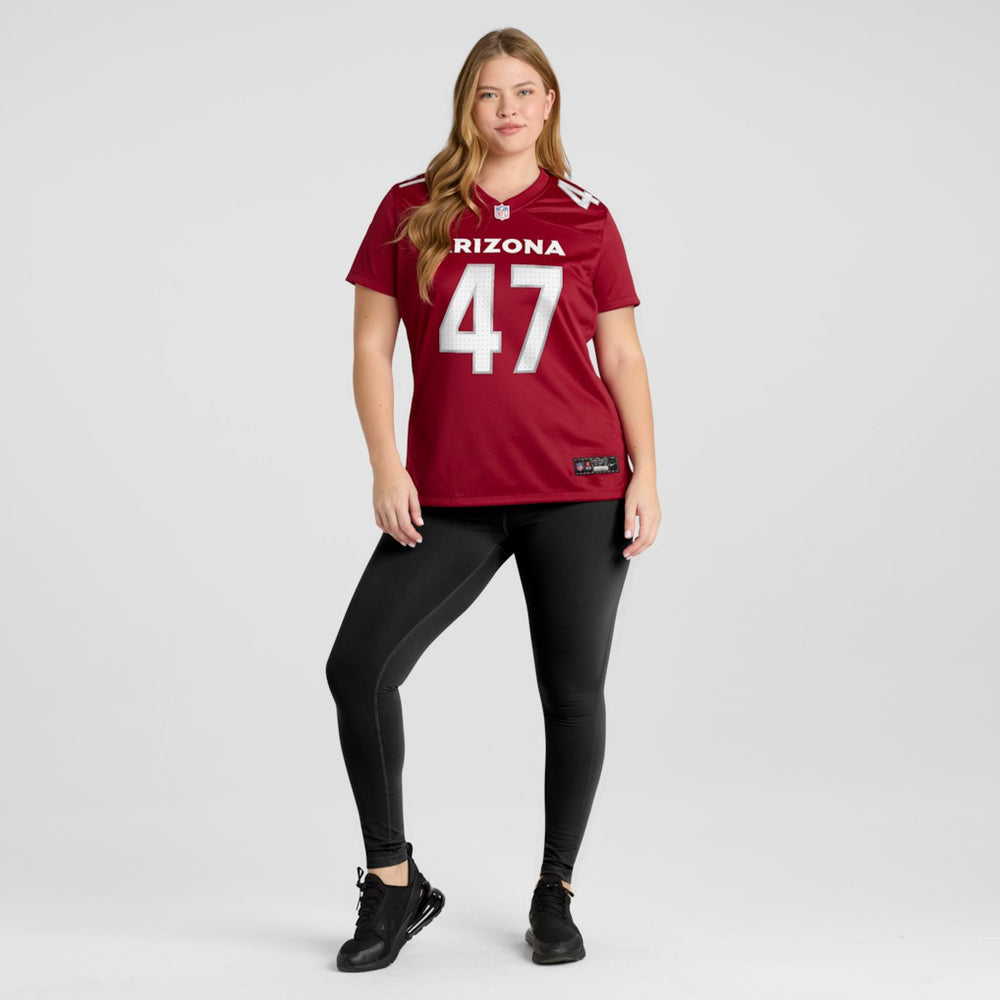 Arizona Cardinals Channing Tindall  Women's Team Game Jersey | NFL Discount