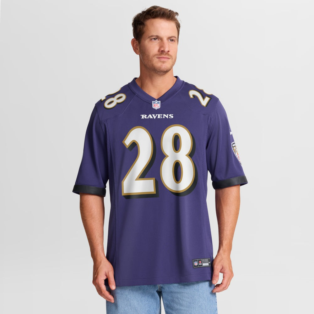 Baltimore Ravens Taven Bryan  Team Game Jersey | NFL Discount