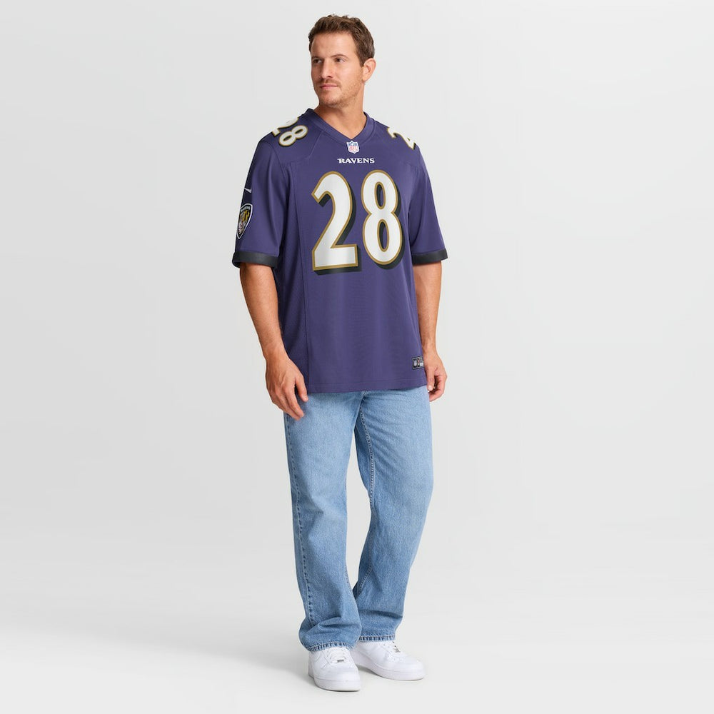 Baltimore Ravens Taven Bryan  Team Game Jersey | NFL Discount