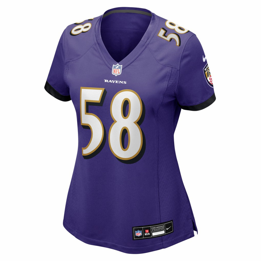 Baltimore Ravens Taven Bryan  Women's Team Game Jersey | NFL Outlet