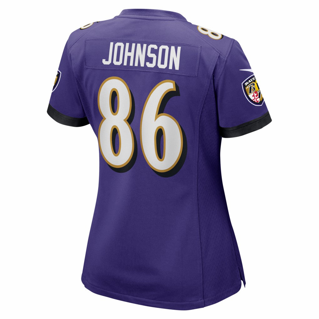 Baltimore Ravens Cornelius Johnson  Women's Team Game Jersey | NFL Outlet
