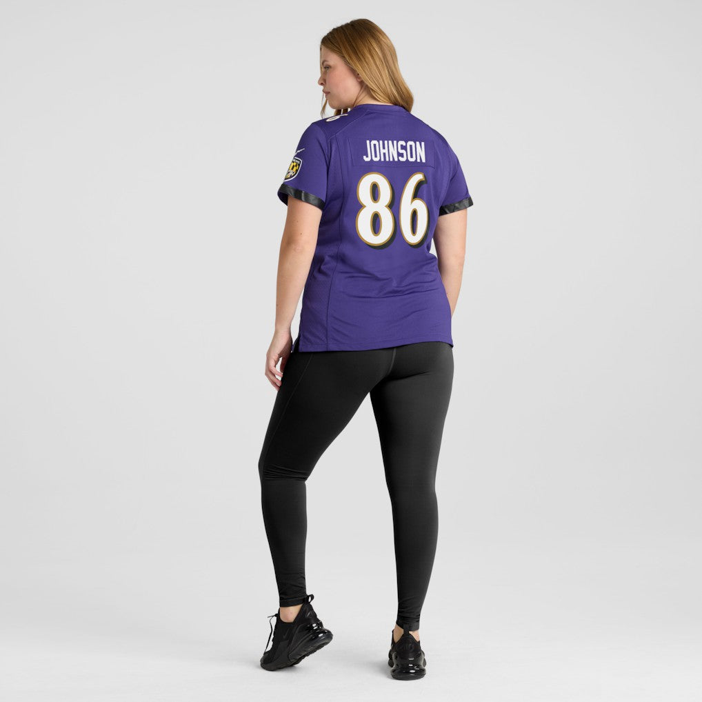 Baltimore Ravens Cornelius Johnson  Women's Team Game Jersey | NFL Outlet